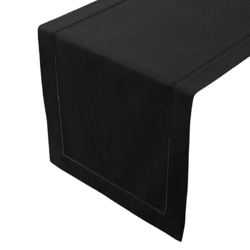 Solino Home Cotton Linen Hemstitch Table Runner