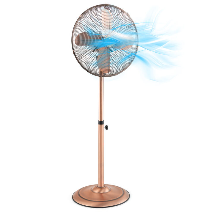 Pedestal Standing Fan Oscillating Pedestal Fan with 3 Speeds and Adjustable Height
