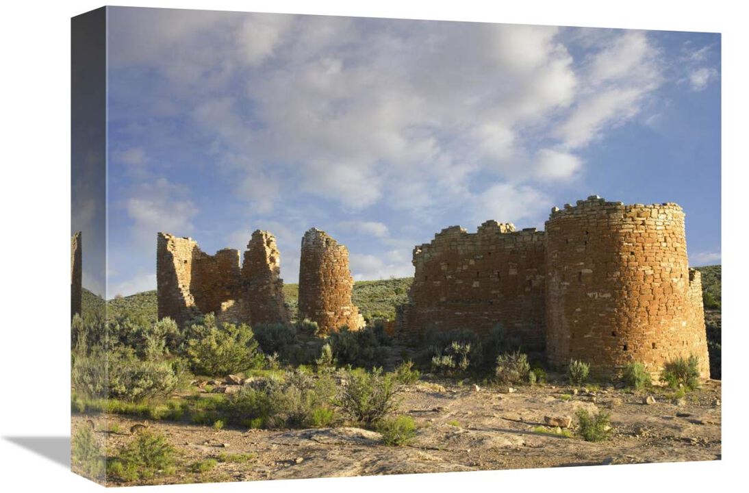 Hovenweep Castle at Little Ruin Canyon, Hovenweep National Monument, Utah-Canvas Art-16x12