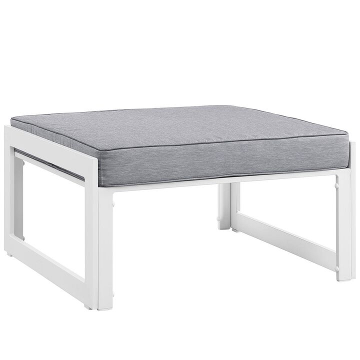 Fortuna Outdoor Patio Ottoman-Benzara