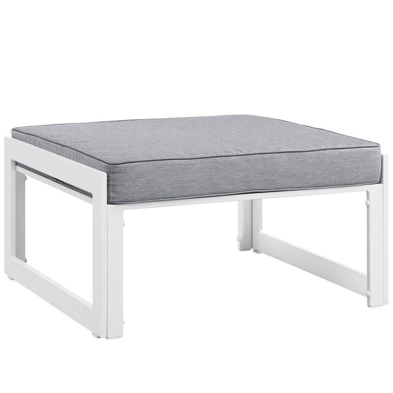 Fortuna Outdoor Patio Ottoman-Benzara