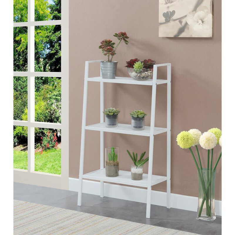 Convenience Concepts Designs2Go 3 Tier Metal Plant Stand White