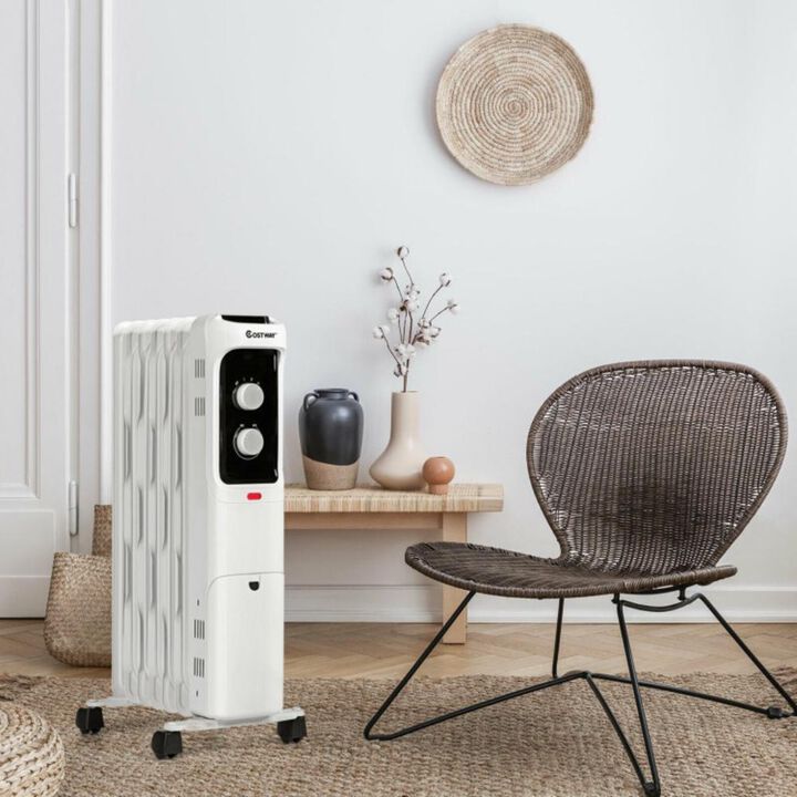 Costway 1500W Portable Space Heater with Adjustable Thermostat
