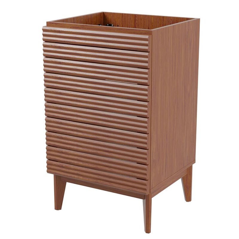 Jonathan Y 2-Shelf Bath Vanity Cabinet Only (Sink Basin Not Included)