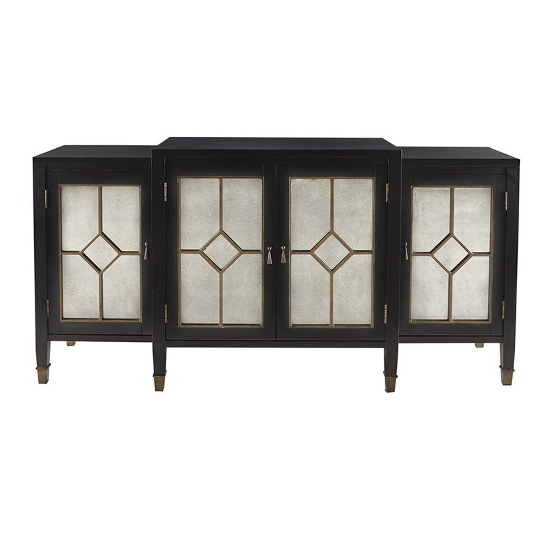 Gracie Mills Naida Elegant Buffet Server with Storage