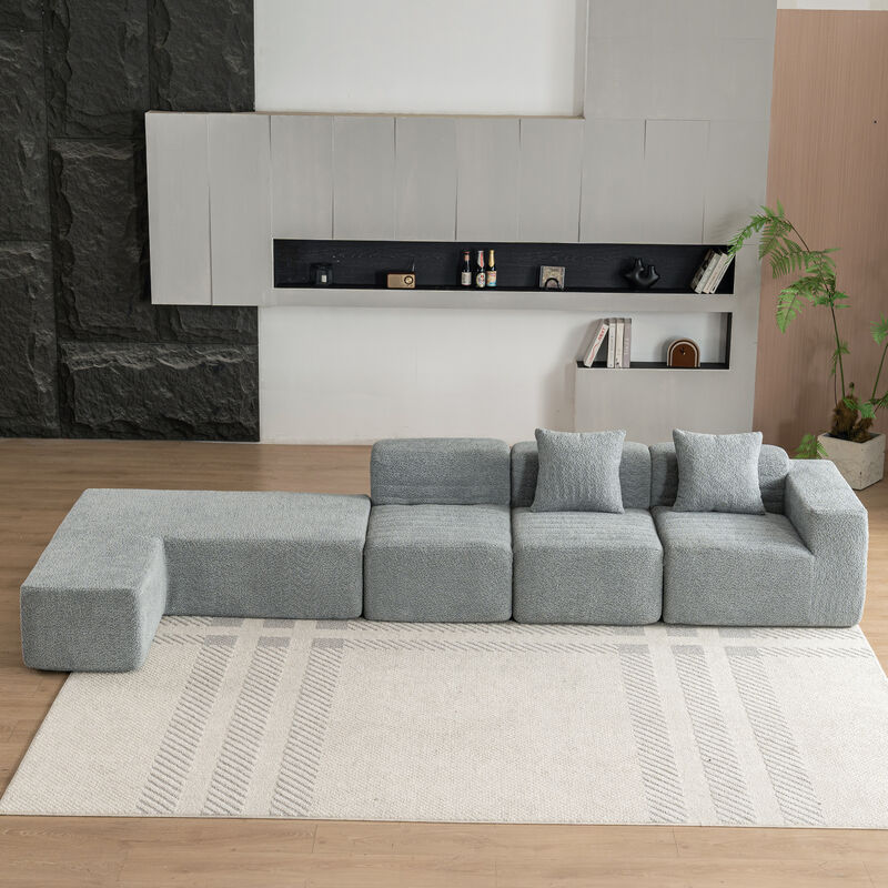Merax Free-combined  Sectional Sofa Couch