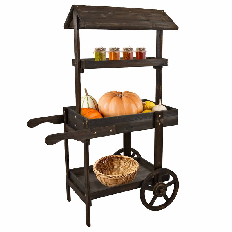 Country Market Flower Stand Raised Garden Bed