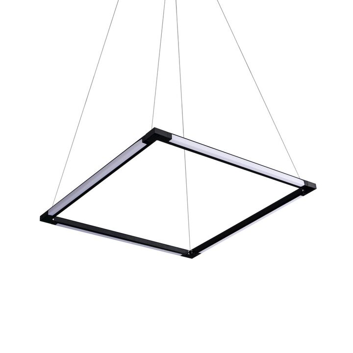 VONN Lighting Integrated LED Height Adjustable Square Chandelier