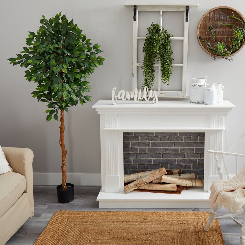 Hivvago 6 Feet Ficus Artificial Tree