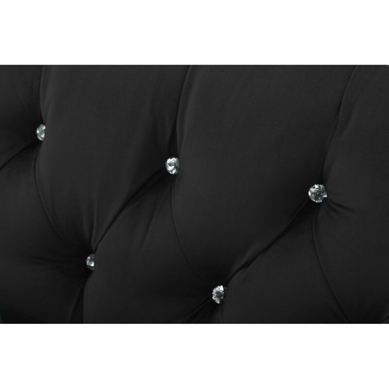 Russell 2 Piece Living Room Set Black
