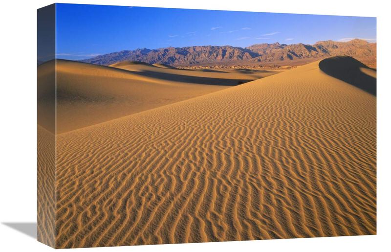 Mesquite Flat Sand Dunes, Death Valley National Park, California-Canvas Art-16x12