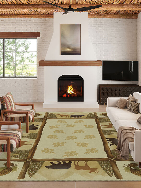 Excursion EX2 Beige 10' x 14' Rug