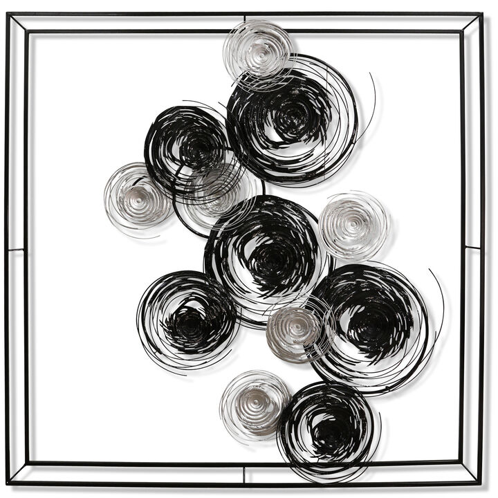 Modern Cyclone Metal Wall Art