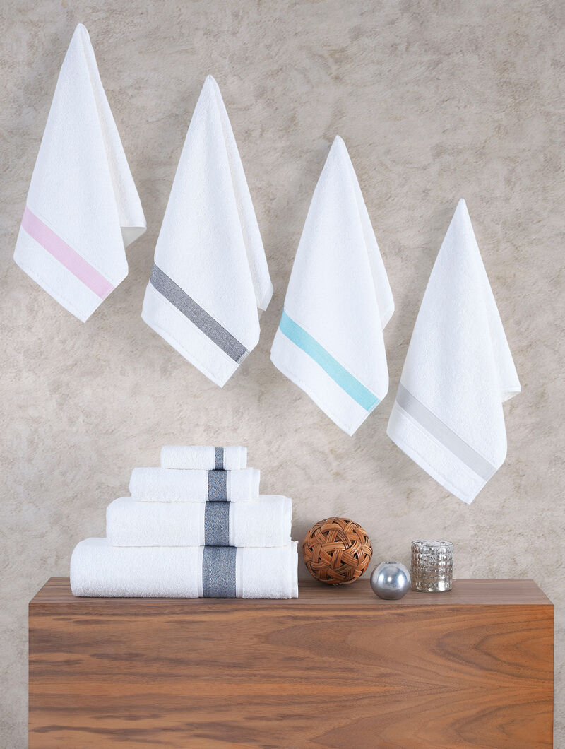 Brooks Brothers Ottoman Rolls 3 pcs Towel Set