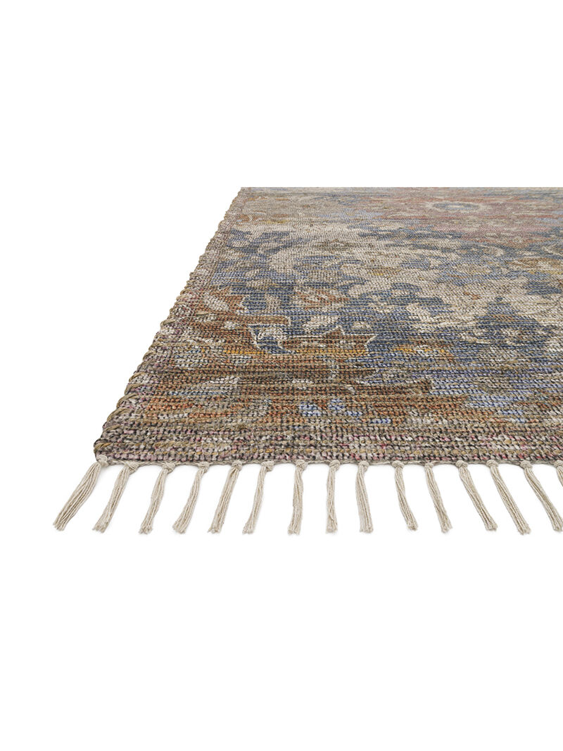 Cornelia COR06 Denim/Multi 18" x 18" Sample Rug
