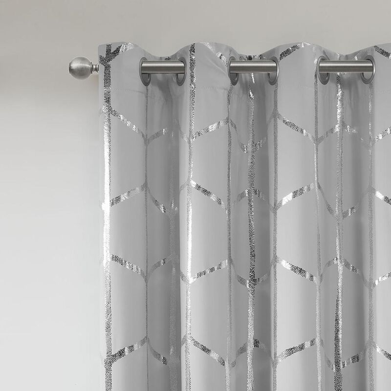 Belen Kox Enchanting Metallic Total Blackout Curtain Panel, Belen Kox