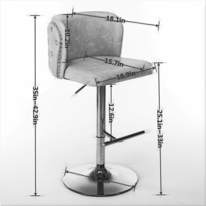 Swivel Barstools Stylish & Adjustable Counter Chairs for Kitchen & Bar