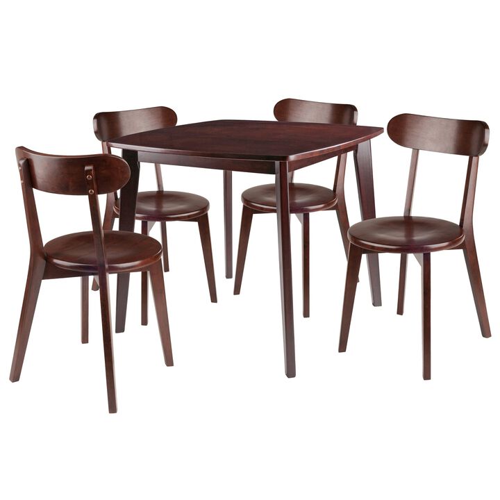 Winsome Pauline, 5 Piece Set, Walnut