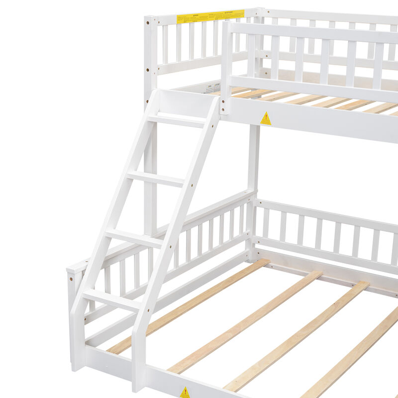 Merax Bunk Bed with Ladder and Guardrails