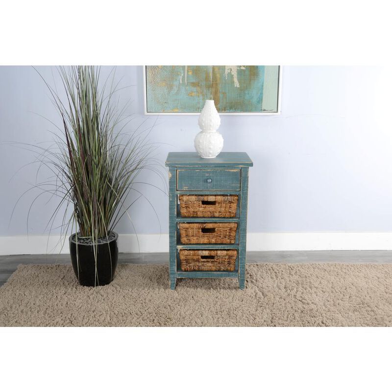 Sunny Designs Sea Grass Storage Table