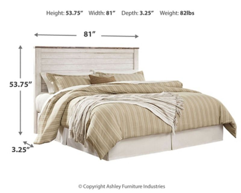Willowton King/CK Panel Headboard