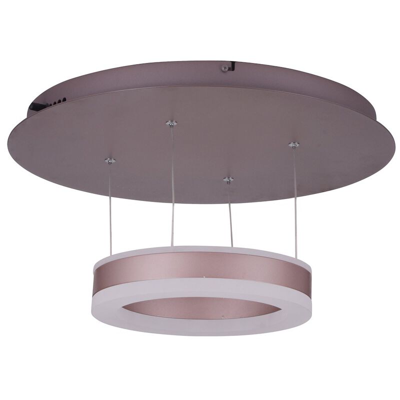 VONN Lighting 11” Wi-Fi-Enabled Tunable White Color-Changing LED Pendant Ceiling Fixture