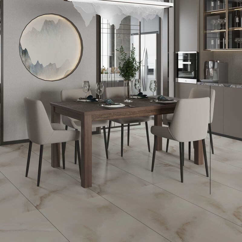 Albany 63" Rectangular Dining Table - Modern Solid Wood