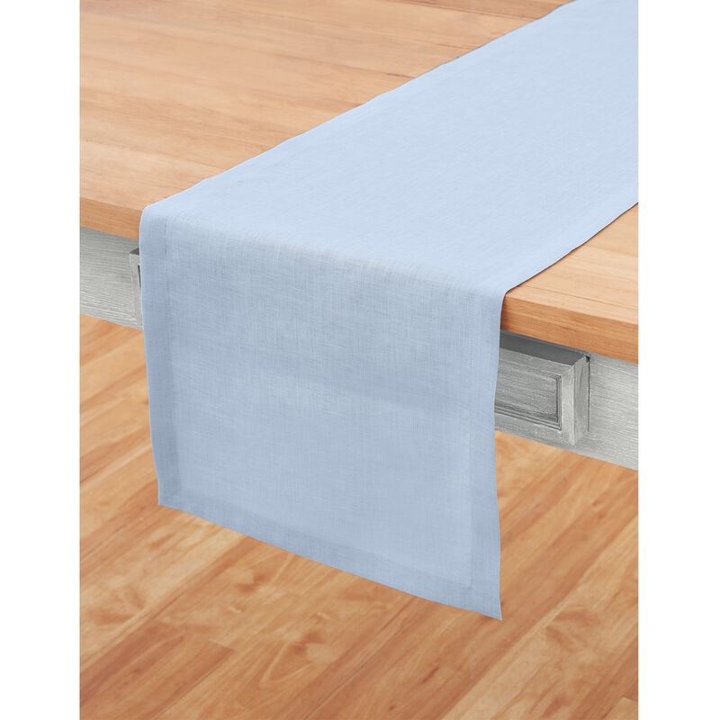 Solino Home 100% Pure Linen Table Runner | Fete for Valentine;s