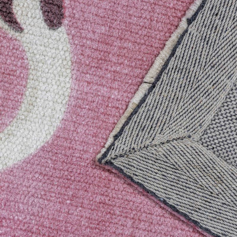 Flamingo Pink Area Rug