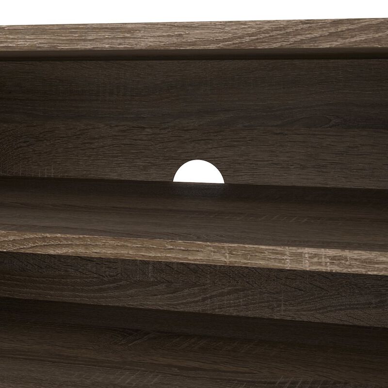Tvilum Match 2 Drawer 2 Shelf TV Stand, Truffle Oak