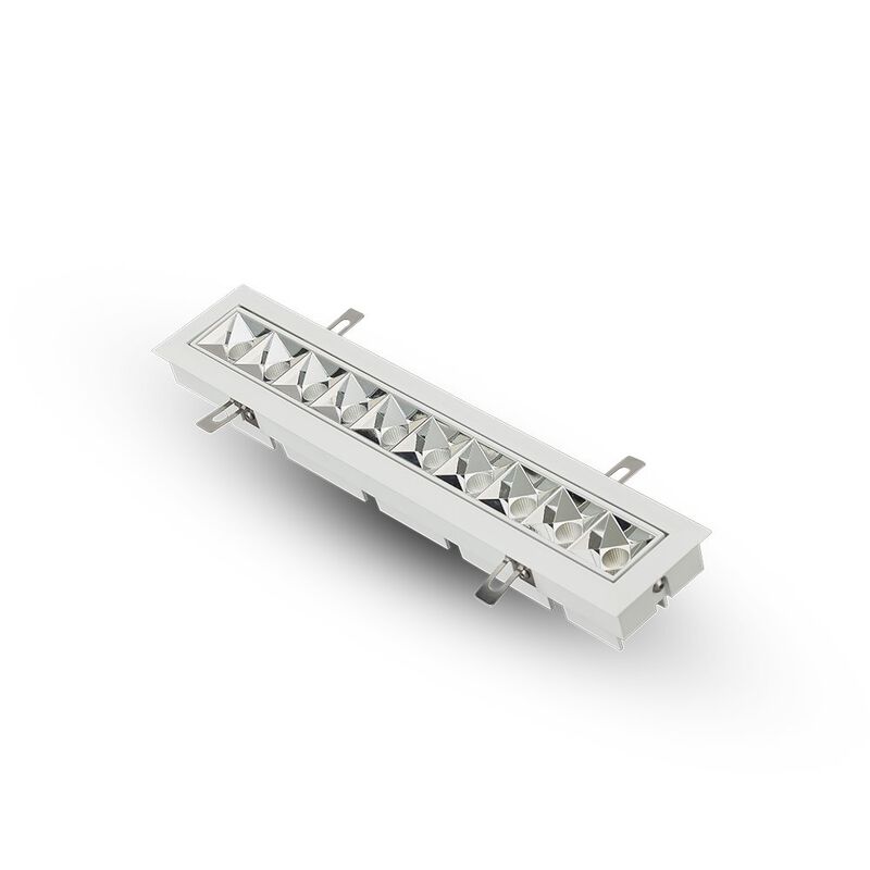 VONN Lighting 10 Lights LED Adjustable Recessed Downlight, Stock Item Beam Angle 34, White