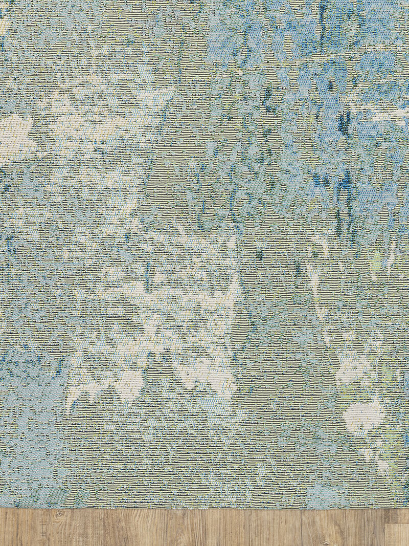 NAPLES 359X BEIGE/BLUE 8X10