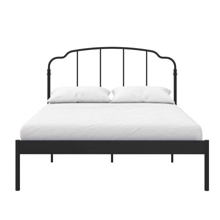 Camie Metal Bed, Twin, Black