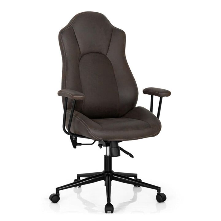 Hivvago High Adjustable Back Executive Office Chair with Armrest