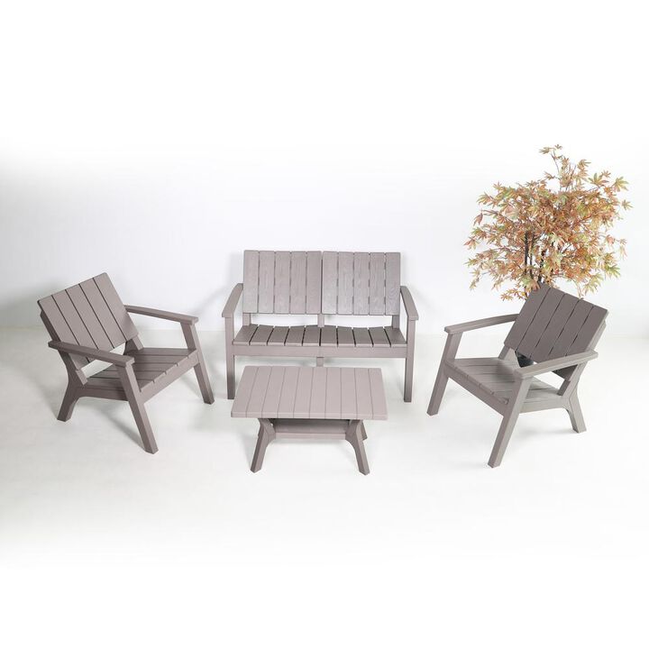 DUKAP 4 Piece Patio Sofa Seating Set