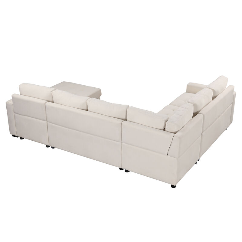 Merax Sectional Sleeper Sofa with Pull-out Bed