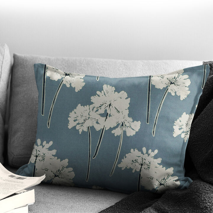 6ix Tailors Fine Linens Summerfield Blue Decorative Throw Pillows