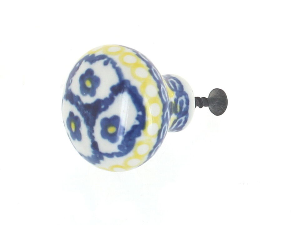 Blue Rose Polish Pottery Alyce Drawer Pull