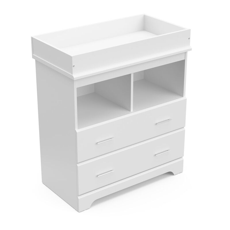 Storkcraft Brookside 2 Drawer Changing Chest - White