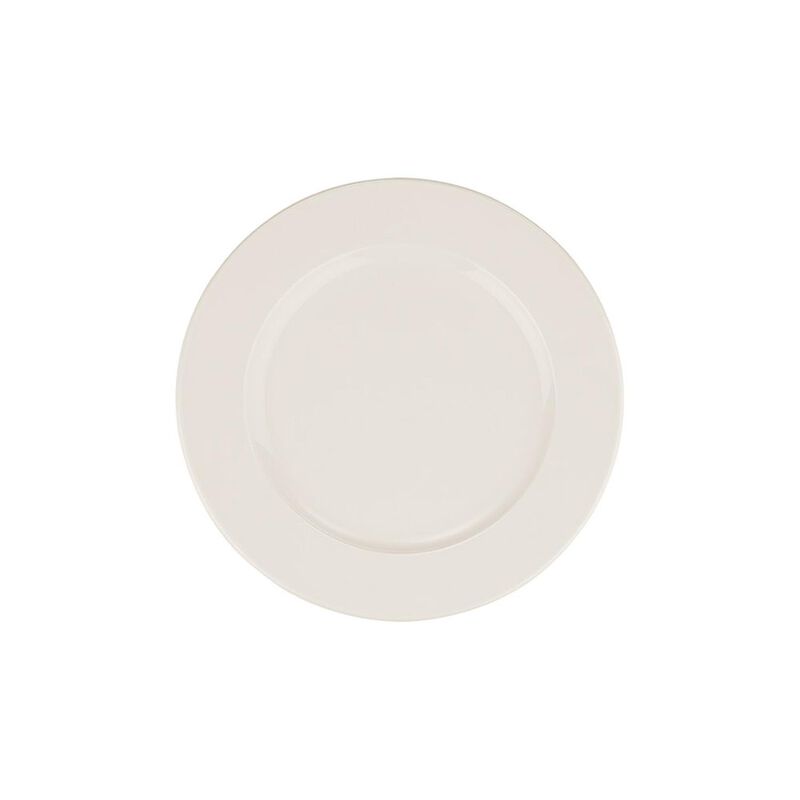 Banquet dia.6.5" Round Warm White Porcelain Plate (Set of 4)