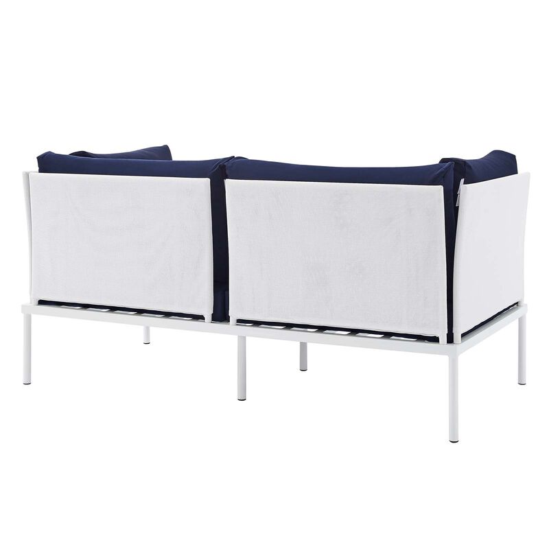 Modway - Harmony Sunbrella® Outdoor Patio Aluminum Loveseat
