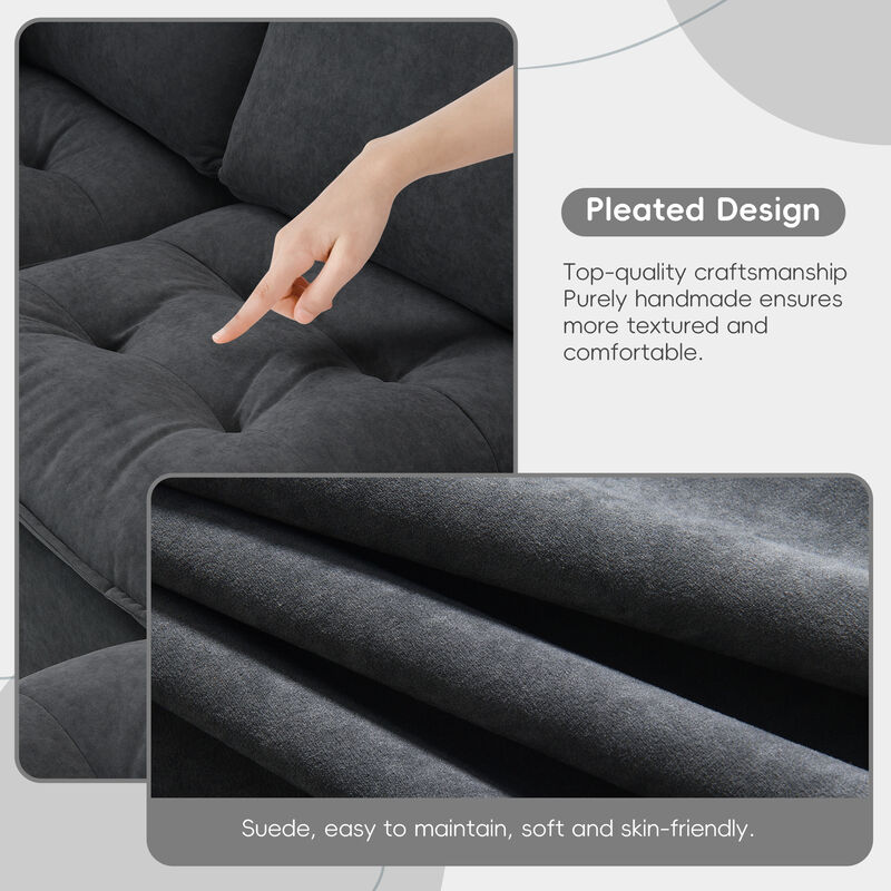 Merax Modern Convertible Sectional Sofa