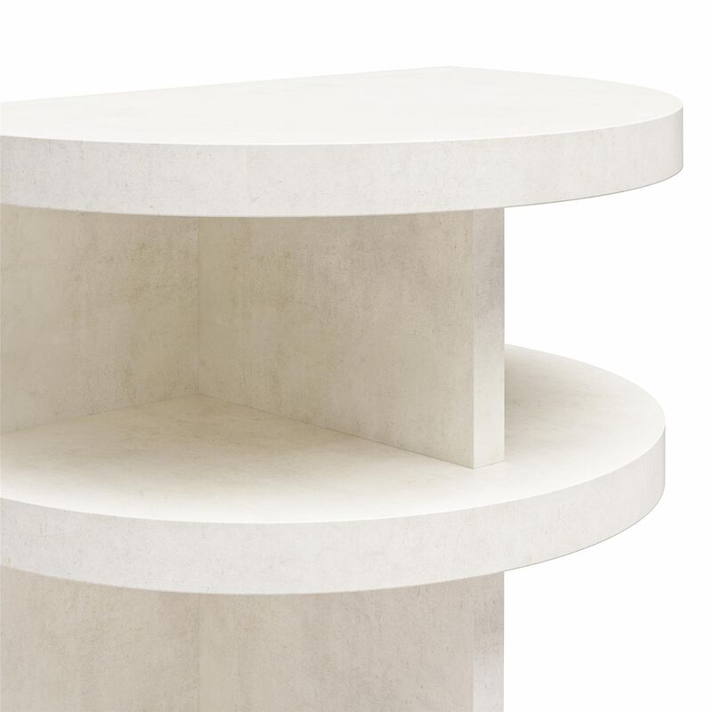 Daytona Modern Semicircle End Tables