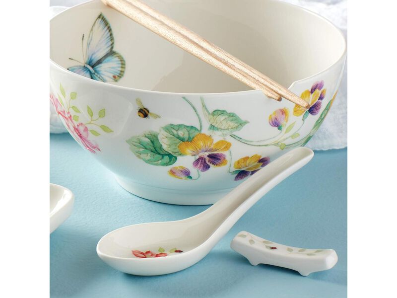 Lenox Butterfly Meadow Soup Spoon Set, Multi