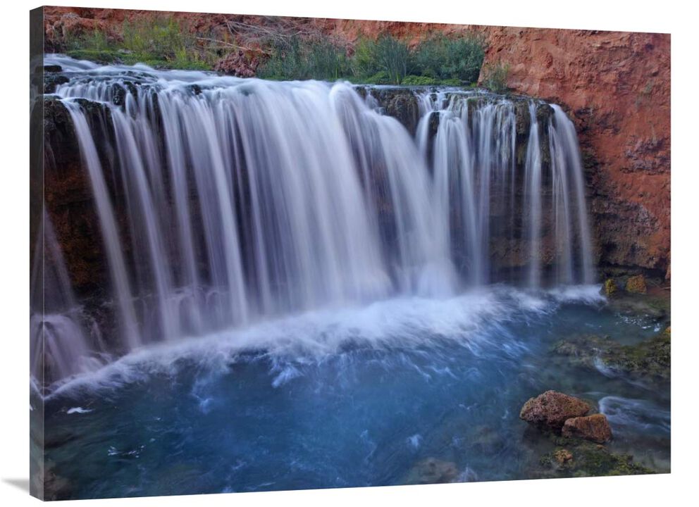Rock Falls, Havasu Canyon, Arizona-Canvas Art-40x30