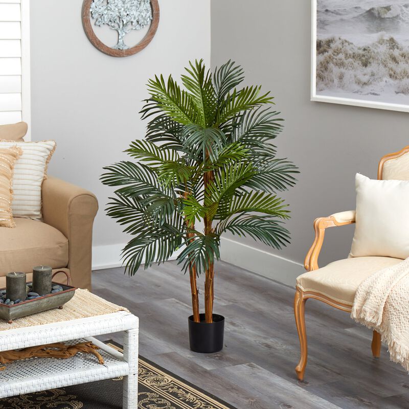 Hivvago 4 Feet Robellini Palm Artificial Tree