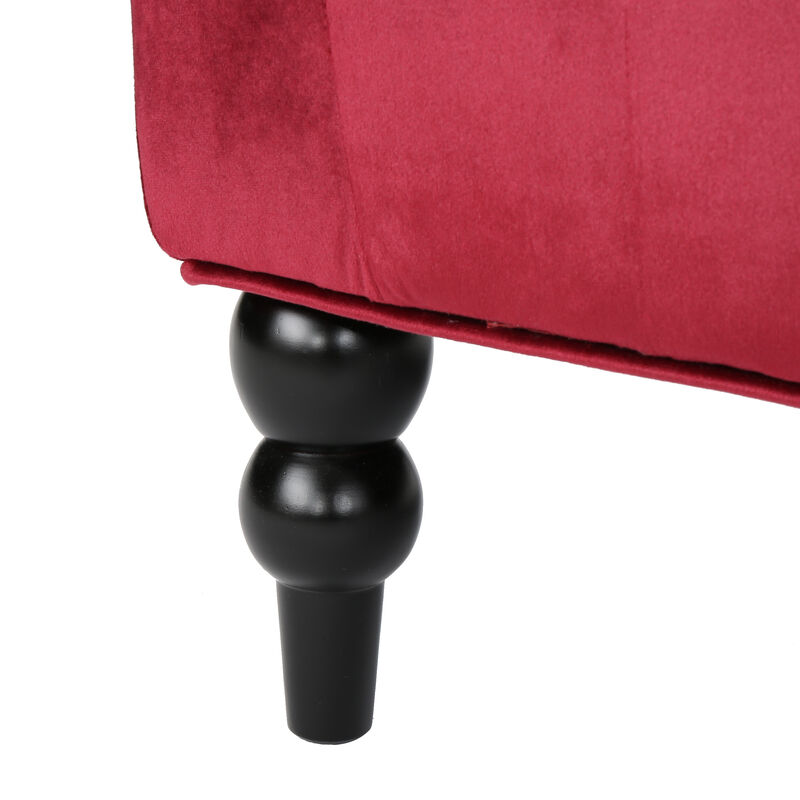 Merax Modern Velvet Loveseat Sofa