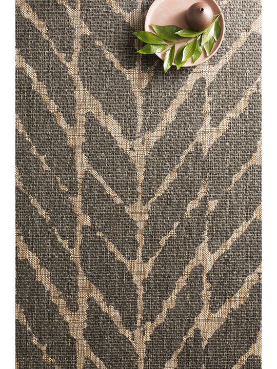 Isle IE02 Charcoal/Mocha 3'11" x 5'10" Rug