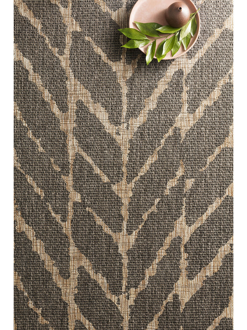 Isle IE02 Charcoal/Mocha 3'11" x 5'10" Rug
