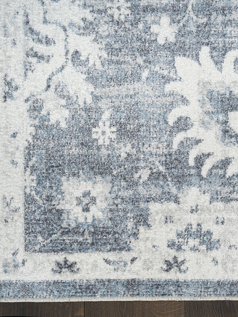 Astra Machine Washable ASW19 Denim 9' x 12' Rug